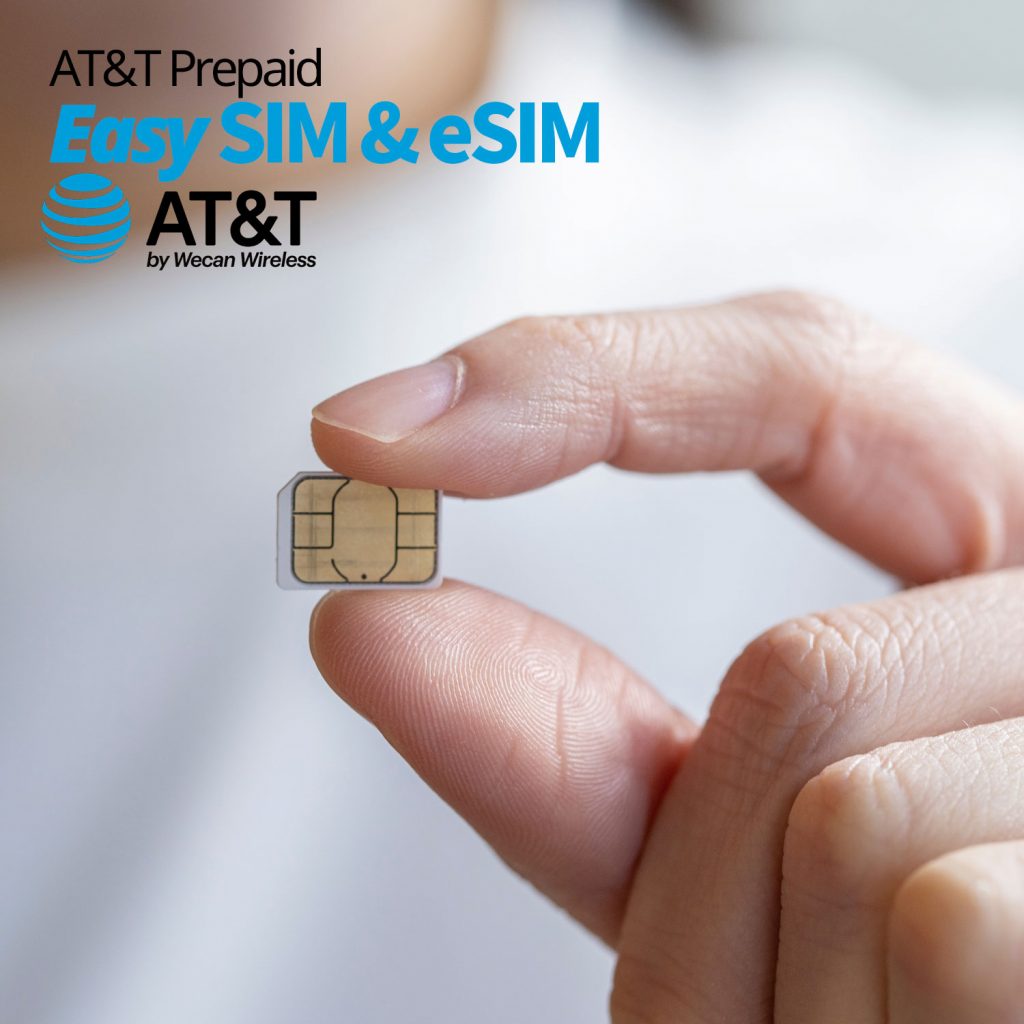 미국 1등 AT&T eSIM 선불폰 무제한플랜 $30 한달 정액 요금 - 한국에서 주문하세요
